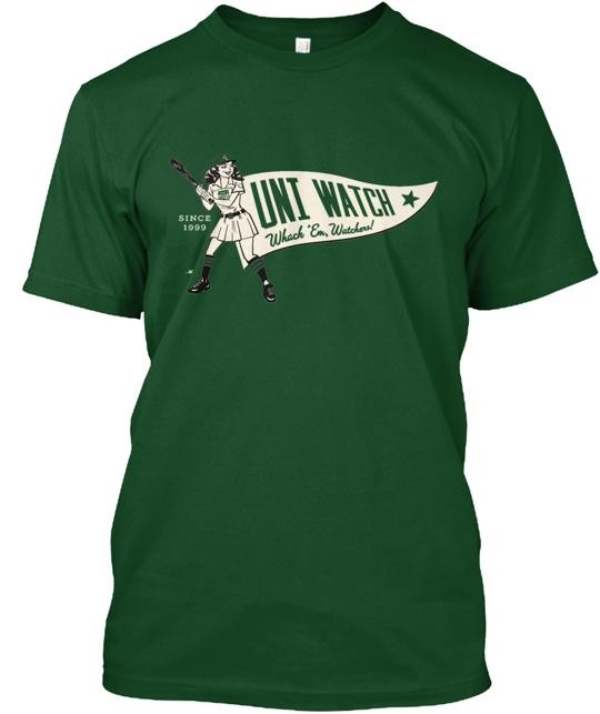Uni Watch Artist’s Series Rob Ullman Tee T-Shirt Made in the USA Size S to 5XL