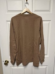 Carhartt Men’s Loose Fit Heavyweight Long Sleeve Pocket T-Shirt Brown Taupe L