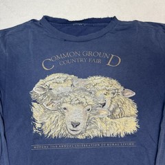Vintage Thrashed 2002 Common Ground Country Fair Shirt Mens XL Liberty Graphics