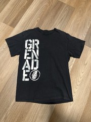 Grenade Mens Large Black Graphic T-shirt Y2K Streetwear