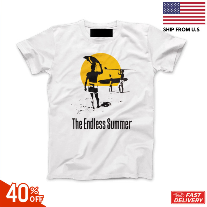 The Endless Summer 1966 Surf Documentary T-Shirt REPRINT SALE 40% OFF HOT ITEM !