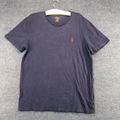 Polo Ralph Lauren Men’s T-Shirt Large Short Sleeve Blue Straight Hem Crew Neck