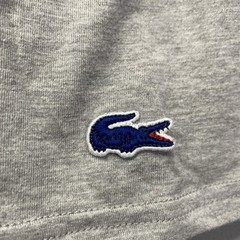 Lacoste Mens T Shirt Medium Heathered Grey Soft Feel M 21×28 Sleepwear