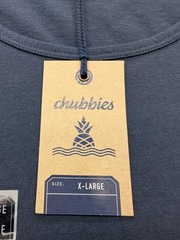 New Mens Chubbies Tank Top Size XL Distressed Look Palm Vice