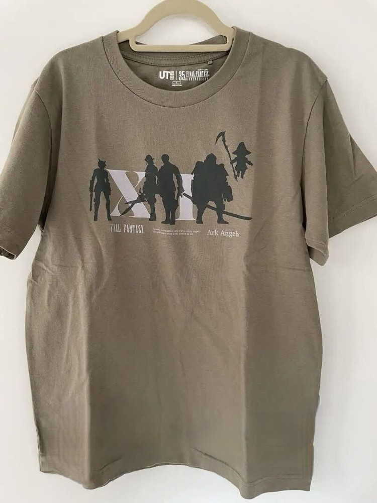 Final Fantasy XI FF11 x Uniqlo UT T shirt Size JP M (US S) Olive