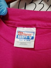 pochacco Vtg Pink Shirt Sanrio Size Hanes Xl Some Wear Spots 90s A35
