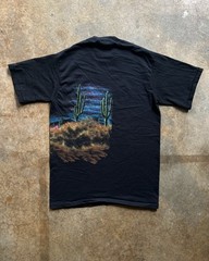 Vintage 90s Hazelwood Horse Wraparound Nature T Shirt X Adult XL Colorful Art