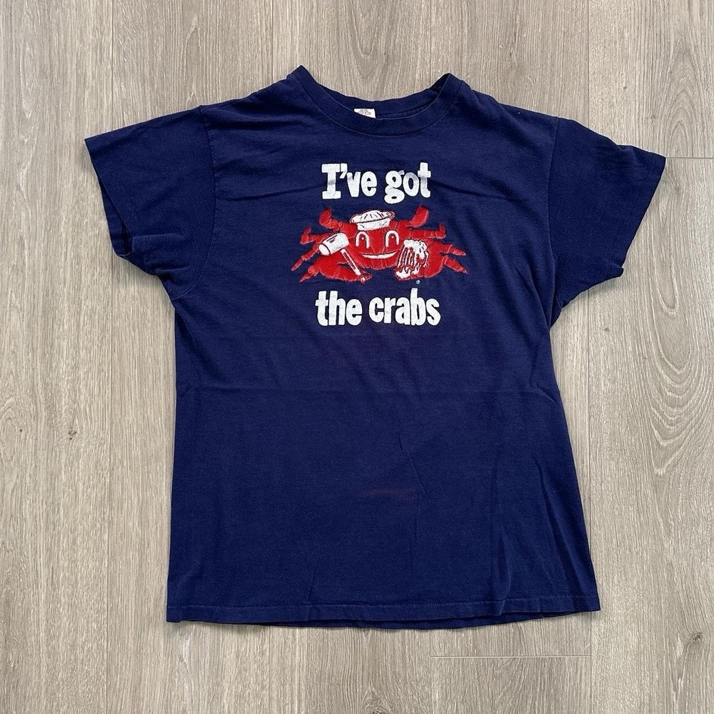 70’s RARE The Crab Pot Riviera Beach Vintage Tee Shirt T-Shirt