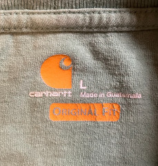 Carhartt K231 Long Sleeve Graphic T-Shirt Botanic Green Men’s Large Original Fit