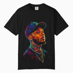 Neon Hip Hop Graphic T-Shirt, Comfort Colors T Shirt, Unisex Streetwear Tee