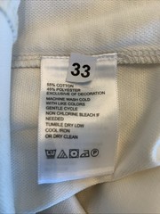 Tommy Bahama SZ L Mens SS Tshirt Coconut Cream Performance Poly Cotton NWT $64.5