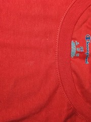 Champion Classic Jersey Script T-Shirt Scarlet Size 2XL