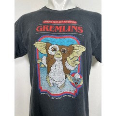 Gremlins Gizmo Choose Your Own Adventure Movie Gray T-Shirt Men’s MEDIUM