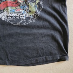 Soundgarden Badmotorfinger 1991 Tour Print Tshirt Faded Black L