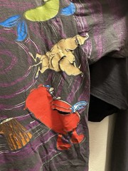1994 Ren & Stimpy Hypnotic AOP Size L Changes Single Stitch