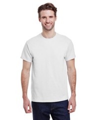 PACK OF 5 Gildan G500 Mens White T-Shirt Heavy Cotton™ 5.3 oz. 100% T Shirt