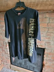 Men’s Harley Davidson T Shirt – Black – “Steel City” Washington PA – Size XL A12