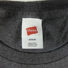 Hanes Shirts Mens Medium Grey Short Sleeve Cotton Blend Set Of 4