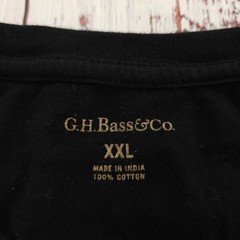 G.H. Bass & Co Black Short Sleeve Craftsman Pocket Tee Men’s XXL