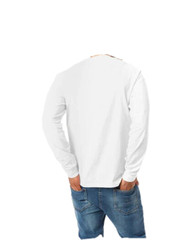 😎THERMAL WHITE CREW LONG SLEEVES SHIRT✨FASHION WEAR💕2 SHIRTS + 1 FREE💕XL SIZE