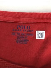 Polo Mens Graphic T-Shirt Red Big Logo Sz XXL Casual Pullover W/Stains See Pics