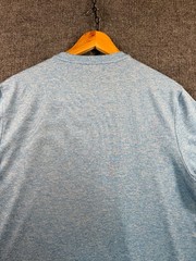 Flag & Anthem MadeFlex Henley T-Shirt Blue Sz M Stretch Moisture Wicking Stretch