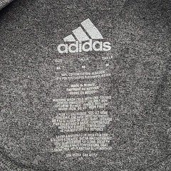 Adidas Shirt Mens Medium Gray Logo Spell Out Lightweight Casual Outdoors
