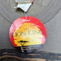 Lion King Simba Vintage Movie Promo Single Stitch NWT DS Disney 1994 Shirt