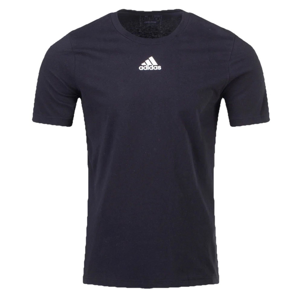 Adidas Fresh Men’s T-shirt Short Sleeve Sportswear Cotton Size L Black New