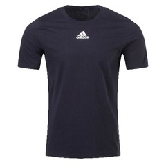 Adidas Fresh Men’s T-shirt Short Sleeve Sportswear Cotton Size L Black New