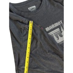 Marmot Men’s Basic Long Sleeve T Shirt Large Blended Fabric Black
