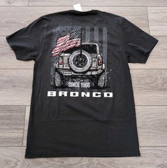 FORD BRONCO MEN’S TEE SHIRT GRAPHIC LOGO by JEDCO MEN’S SIZE MEDIUM NWT