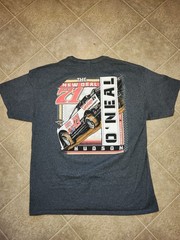 Hudson O’Neal #71 Dirt Late Model 2022 Black Short Sleeve Shirt For Men Size XL