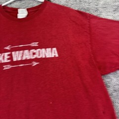 Gildan Shirt Mens XL Red Lake Waconia Arrows Graphic Tee Lake Nautical Casual