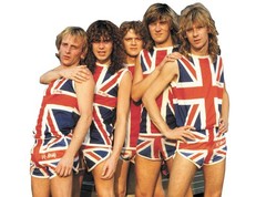 Def Leppard Hysteria Tour 87 Band Photo Men’s T Shirt LG
