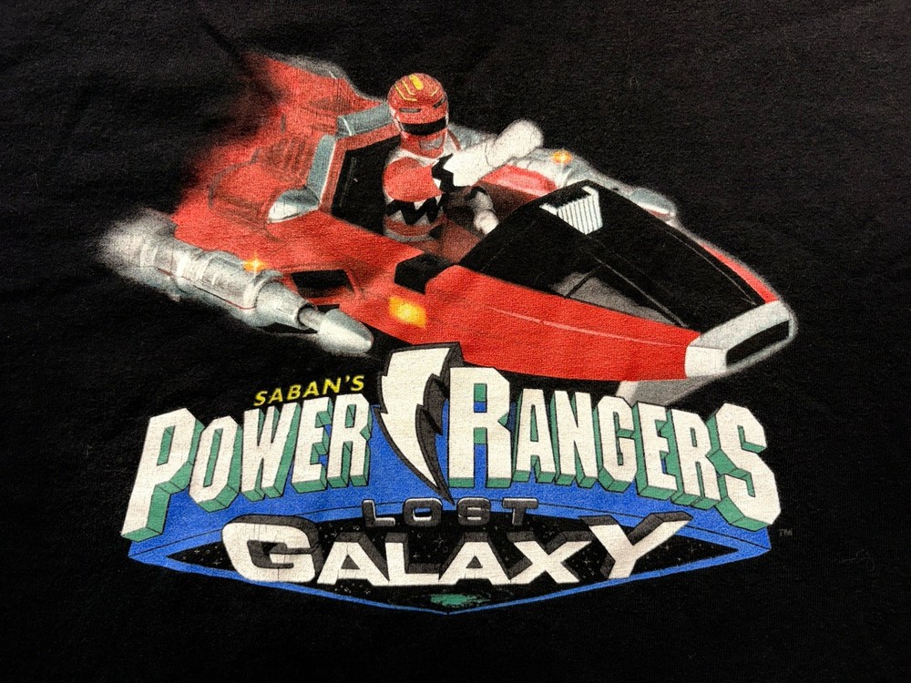 Power Rangers Lost Galaxy Shirt XL Promo Y2K RARE
