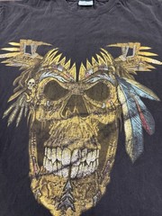 Vintage Rosso Wear XL Skull Shirt RARE FREE SHIPPING!!