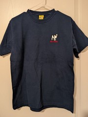 Big Dogs Harry Potter Graphic Print T-Shirt Navy S/M Short Sleeve Crew Vintage