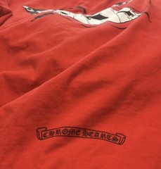Chrome Hearts Red Pocket Tee Graphic T-Shirt