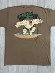 Vintage US Marine Corps T-Shirt BLLS Basic Landing Support Spec USA Adult L