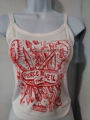 Pierce the Veil misadventures tank top pierce the veil Crop Top Ptv Shirt Xs_3xl