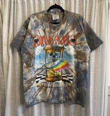Online Ceramics DREAMS Loading Now Tee Psychedelic Skull Death Tie Dye size L