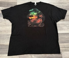 Disney The Lion King Shirt Mens 3XL Mufasa Abstract Simba Pridelands Movie Tee