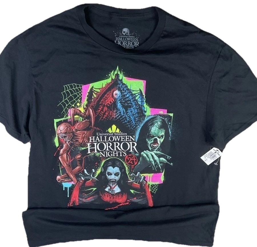 Halloween Horror Nights T-Shirt Sz L Universal Studios Where The Horror Lives