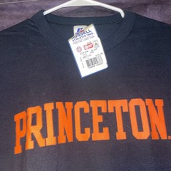 Vintage Russell Athletic Princeton University Black T Shirt L