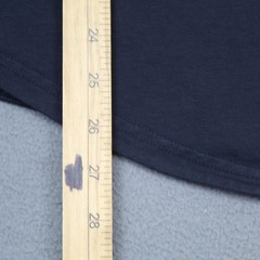 BYLT Shirt Mens Small Navy Drop Cut S/S Lux Curved Hem Premium Stretch Tee