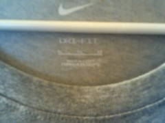 NEW NIKE Dri-FIT SPORTSWEAR “Jagged Edge Tee” MEN’S GREY T-SHIRT XL CZ9724-063