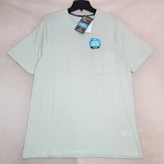 DICKIES FAST DRY Shirt Mnes LARGE GREEN Outdoor Casual Cooling Pocket Tee NWT