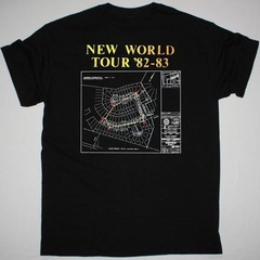 ” Rush Band Signals Tour 2 Sides T-Shirt, Retro Rush Band Rock Music Tee “