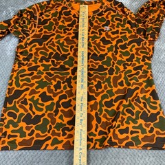 Alaskan Hardgear Duluth Trading Co Mens XL Tall Orange Camo Long Sleeve Shirt